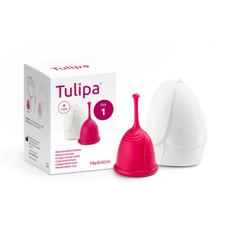 MEDINTIM Tulipa menstrual cup size 1 - Produktbild