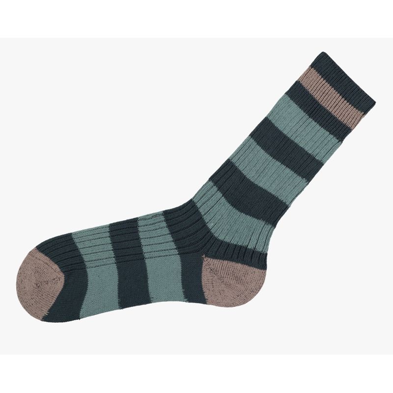 LIVING CRAFTS Kuschelsocken, Farbe teal/taupe Gr. 35-38 - Produktbild