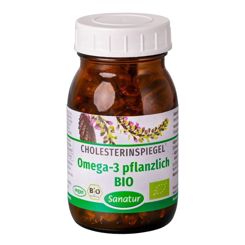Sanatur Omega-3 pflanzlich Bio, 90 Kapseln - Produktbild