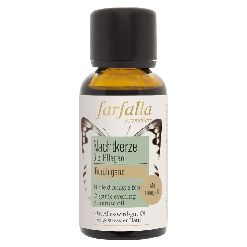 farfalla Nachtkerze, Bio-Pflegeöl, 30ml, beruhigend - Produktbild