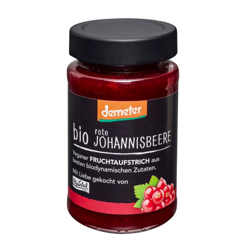 Maintal Bio Demeter Bio rote Johannisbeere Fruchtaufstrich - Produktbild