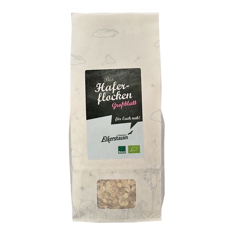 Naturkost Elkershausen Haferflocken Großblatt - Produktbild