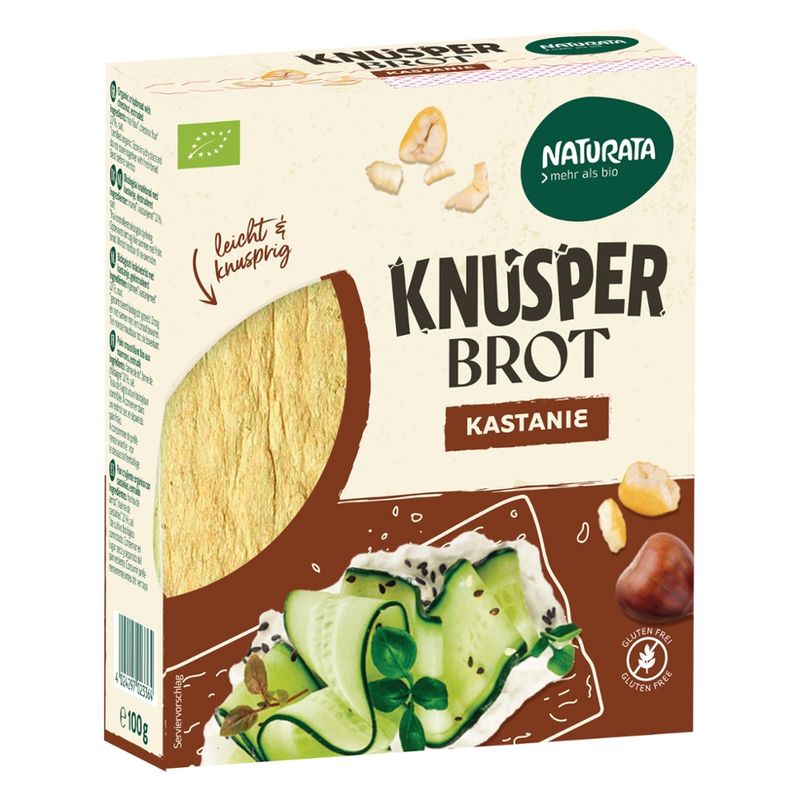 NATURATA Knusperbrot Kastanie, kbA - Produktbild