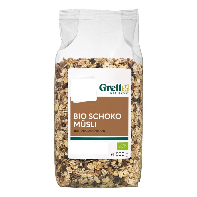 Grell Naturkost Schoko Müsli mit Schokostückchen - Produktbild