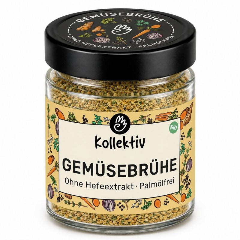 KollektivKräuter Kollektiv Bio Gemüsebrühe - Ohne Hefeextrakt - Palmölfrei - Produktbild