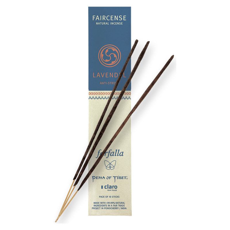 farfalla Lavendel / Anti-Stress, Faircense Räucherstäbchen - Produktbild