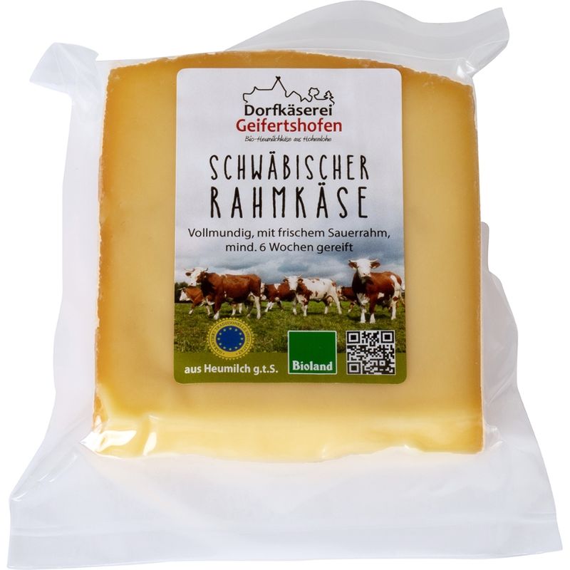 Dorfkäserei Geifertshofen Schwäbischer Rahmkäse 140g - Produktbild