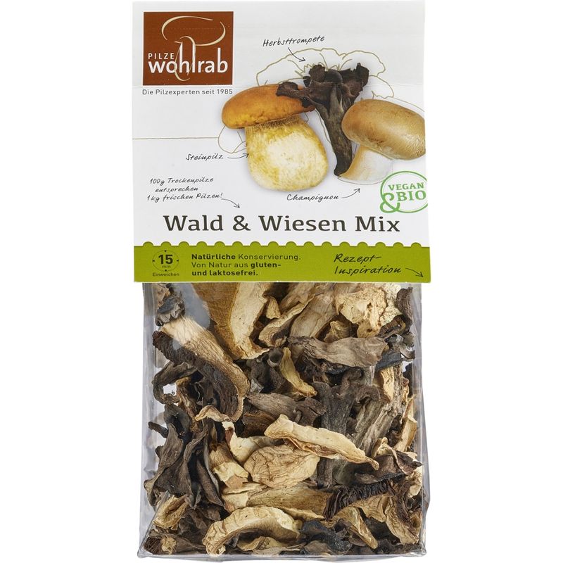 Pilze Wohlrab BIO Wald & Wiesen Mix á 30 g - Produktbild