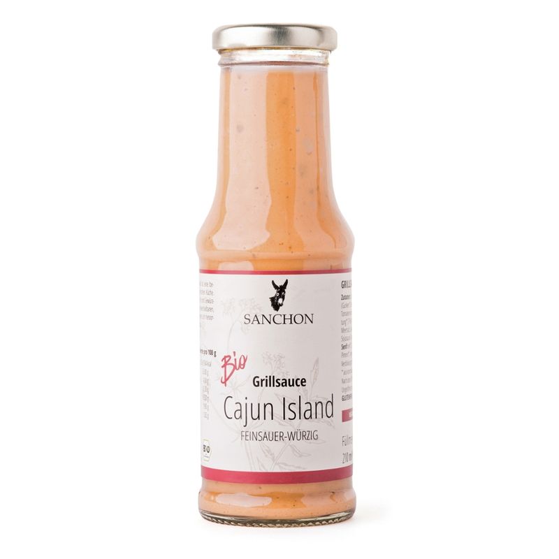 Sanchon WS Grill- und Würzsauce Cajun Island, 210 ml, SANCHON, bio - Produktbild