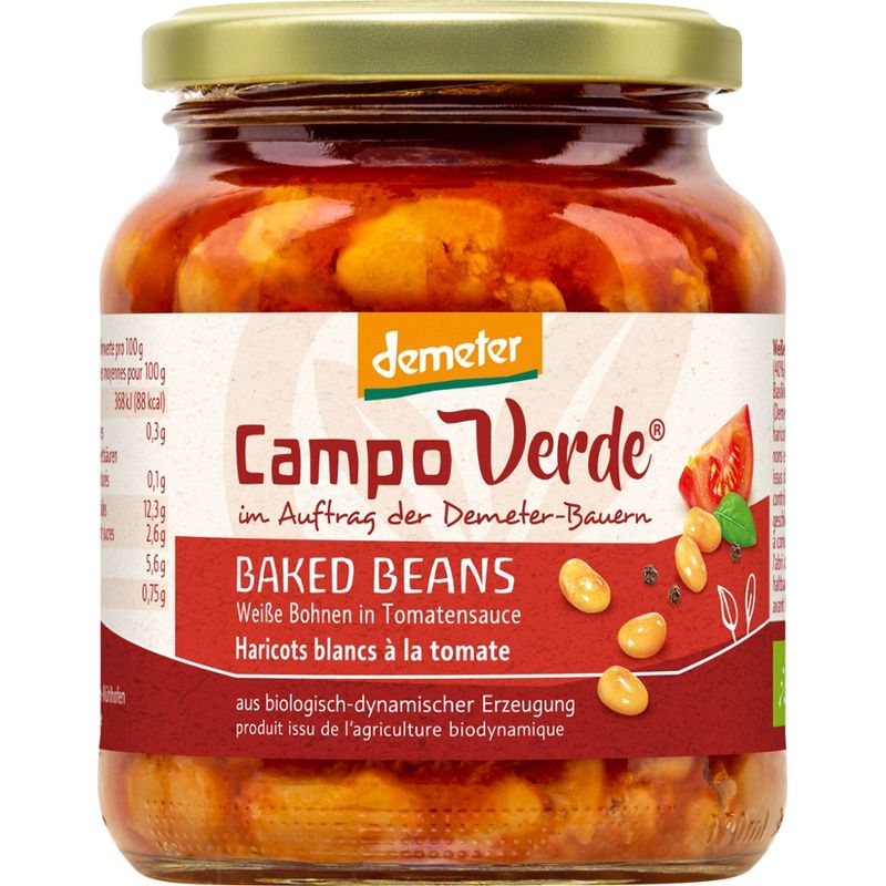 Campo Verde CV demeter Baked Beans 350g - Produktbild