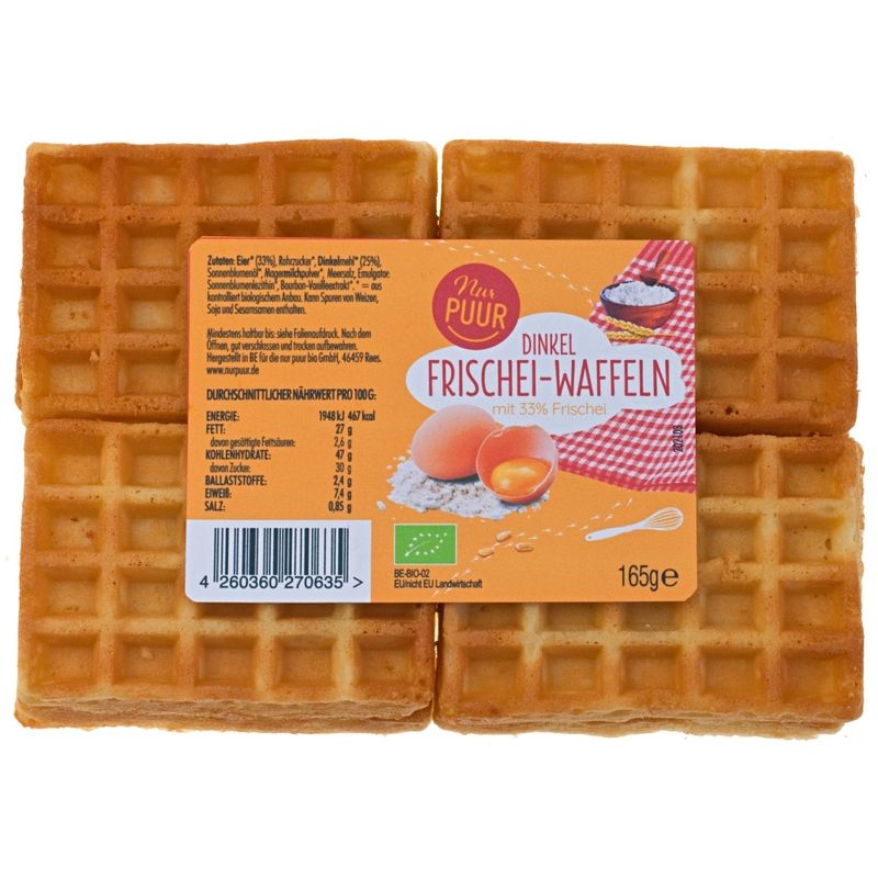 Nur Puur Dinkel Frischei-Waffeln - Produktbild
