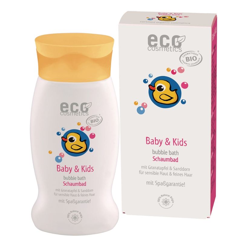 eco cosmetics Baby & Kids Schaumbad mit Granatapfel und Sanddorn - Produktbild