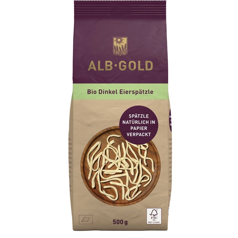 ALB-GOLD ALB-GOLD Bio Dinkel Eierspätzle - Produktbild