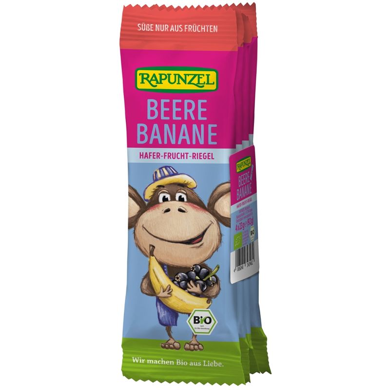 Rapunzel Kinder Hafer-Frucht-Riegel Beere-Banane - Produktbild