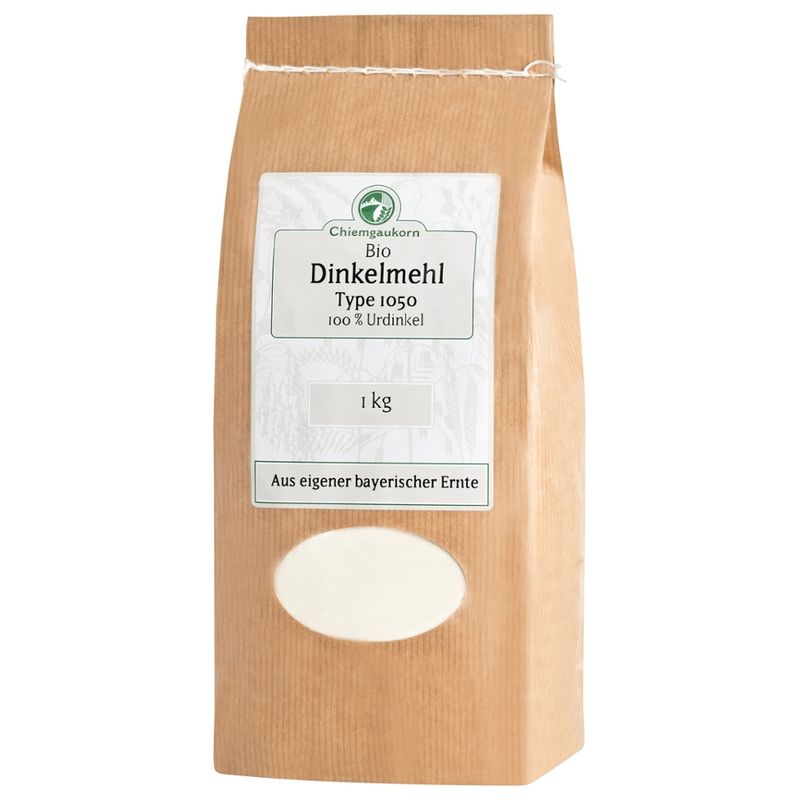 Chiemgaukorn Dinkelmehl Type 1050, Bio-Urdinkelmehl, Chiemgaukorn - Produktbild