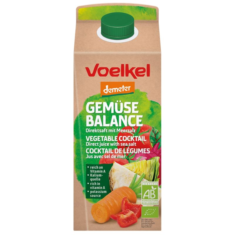 Voelkel Gemüse Balance Direktsaft mit Meersalz - Produktbild