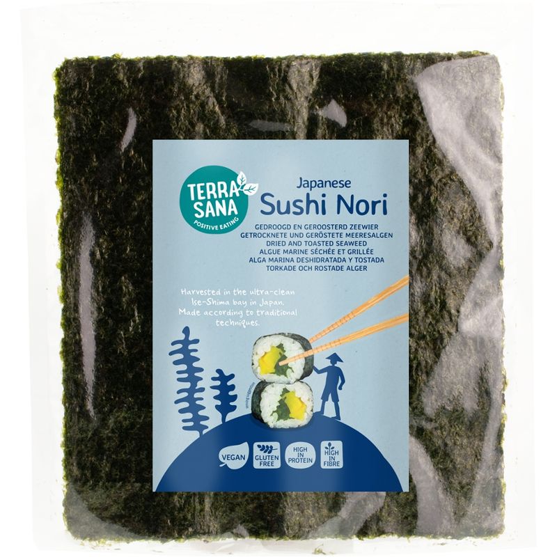 TerraSana Sushi Nori - 7 Blätter - Produktbild