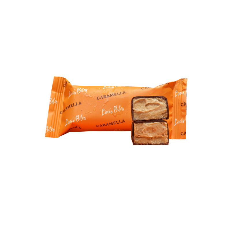 Lini's Bites Bio Ice Cream Bars - Caramella (4er Box) - Produktbild