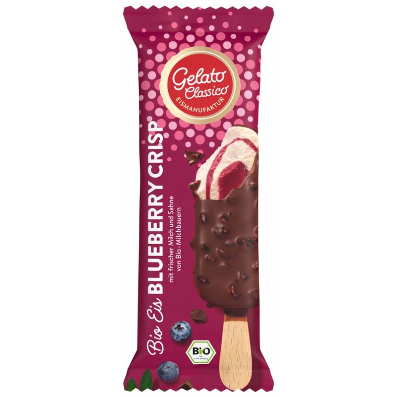 Gelato Classico Eismanufaktur Gelato Classico Bio Eis am Stiel Blueberry Crisp - Produktbild