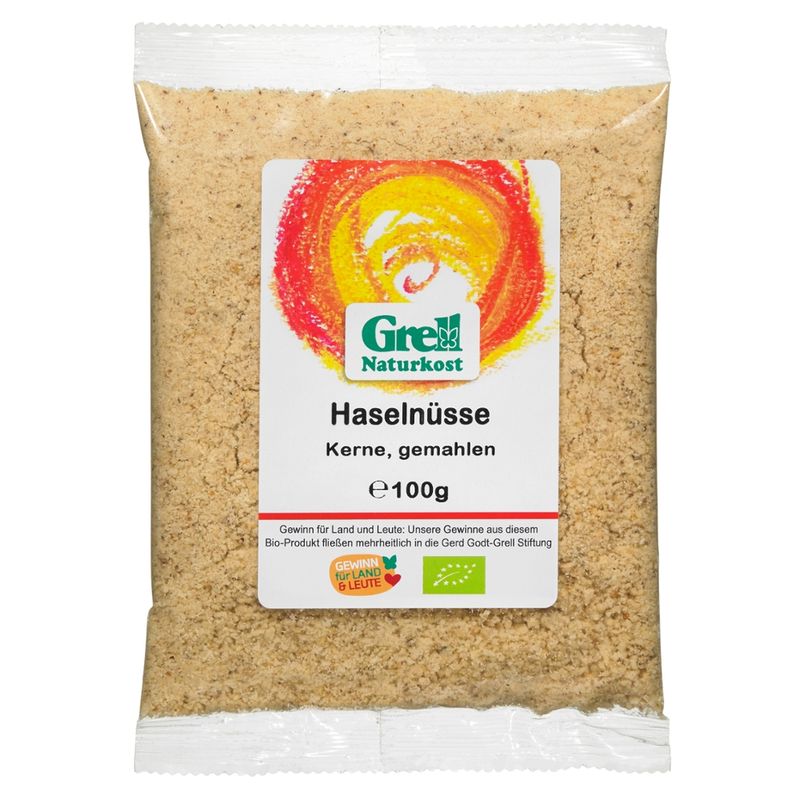 Grell Naturkost Haselnusskerne, gemahlen - Produktbild