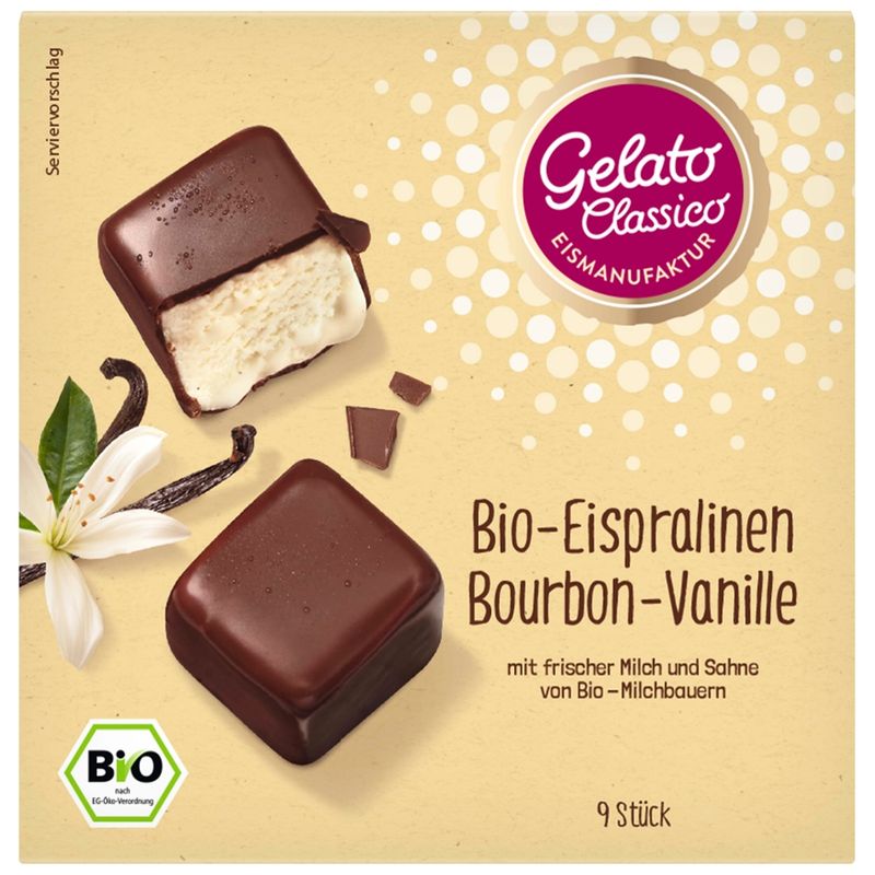 Gelato Classico Eismanufaktur Gelato Classico Bio-Eispralinen Bourbon-Vanille - Produktbild