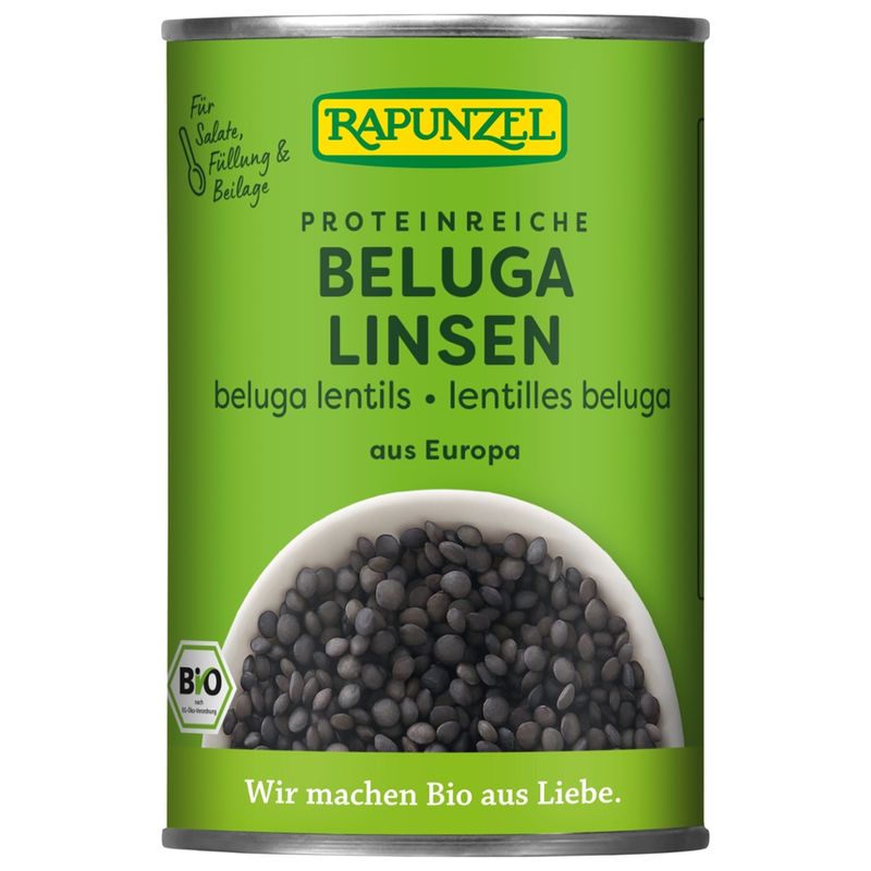 Rapunzel Beluga Linsen in der Dose - Produktbild