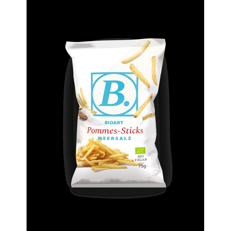 BioArt AG B. Pommes Sticks mit Meersalz 75g bio - Produktbild
