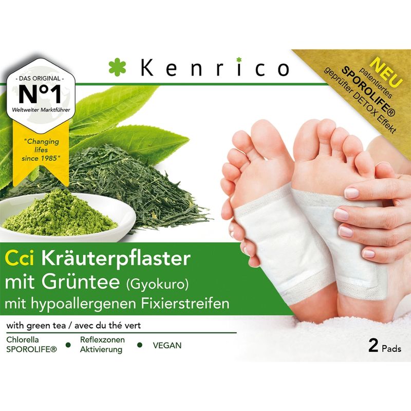 Kenrico CCi Kräuterpflaster mit Grüntee (2 Stk) - Produktbild