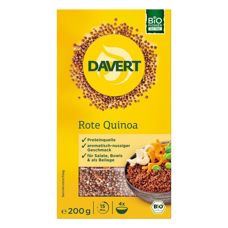 Davert Roter Quinoa, 200g - Produktbild
