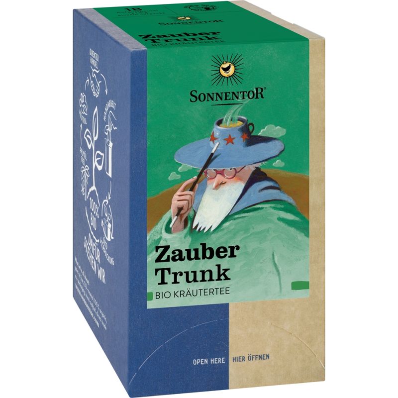 Sonnentor Zaubertrunk Kräutertee, Doppelkammerbeutel - Produktbild