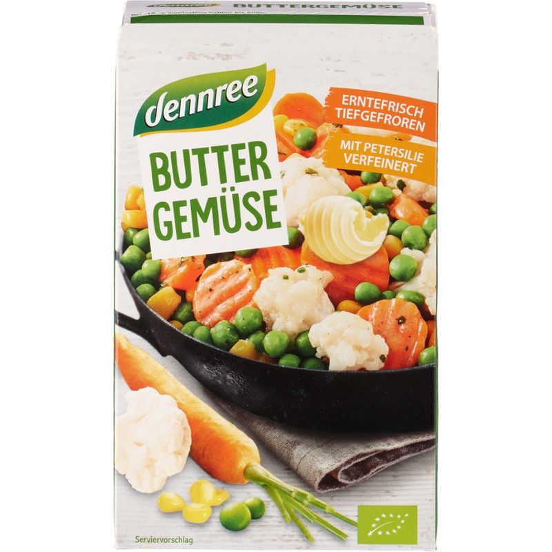 dennree Buttergemüse, erntefrisch tiefgefroren - Produktbild