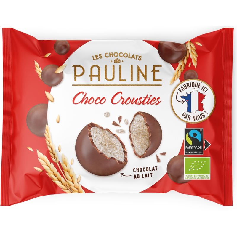 LES CHOCOLATS DE PAULINE Cereals coated with milk chocolate - Produktbild
