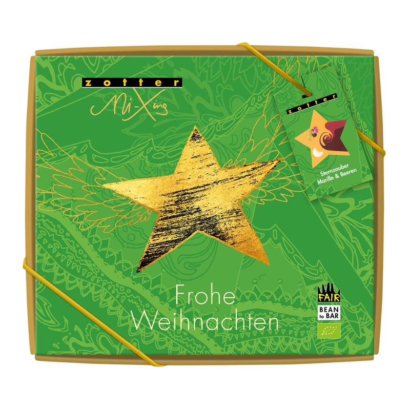 Zotter Schokolade Sternzauber Marille & Beeren - Produktbild
