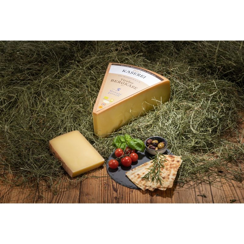 Biokäserei Walchsee  Tiroler Bergkäse g.U., biologisch, aus Walchsee , Zwickel, 5 Monate - Produktbild