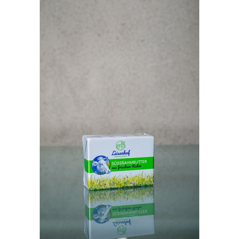 Luisenhof Milchmanufaktur Bio-Süßrahmbutter, 82% Fett - Luisenhof Milchmanufaktur - Produktbild