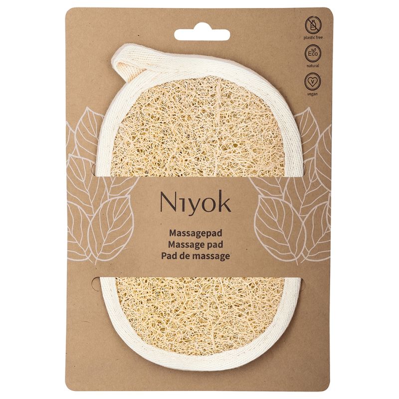 Niyok Massagepad Luffa & Baumwolle - Produktbild