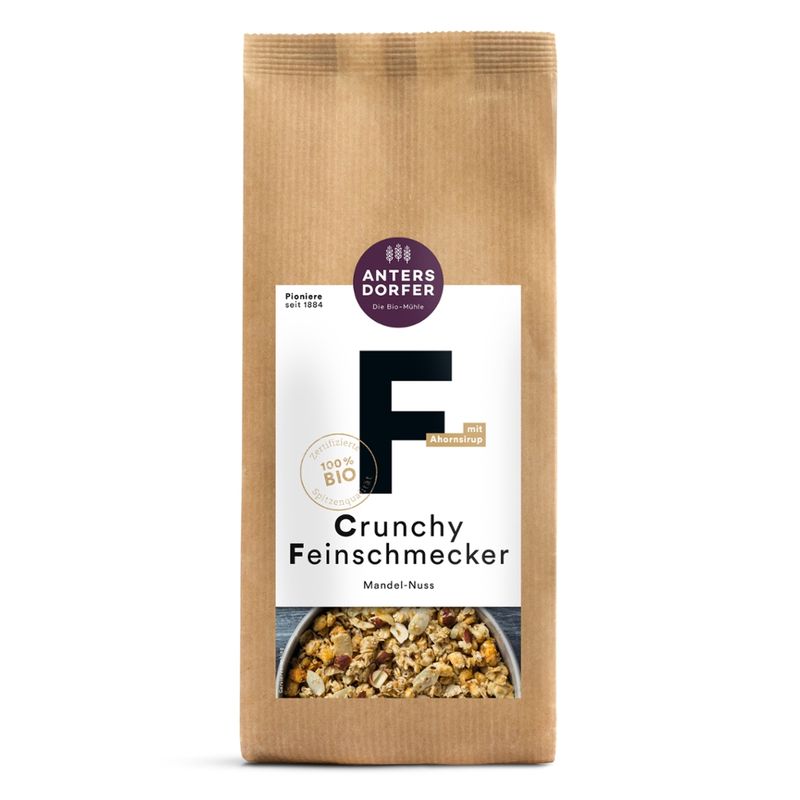 Antersdorfer - Die Bio-Mühle Bio Crunchy Feinschmecker (Mandel-Nuss) - Produktbild