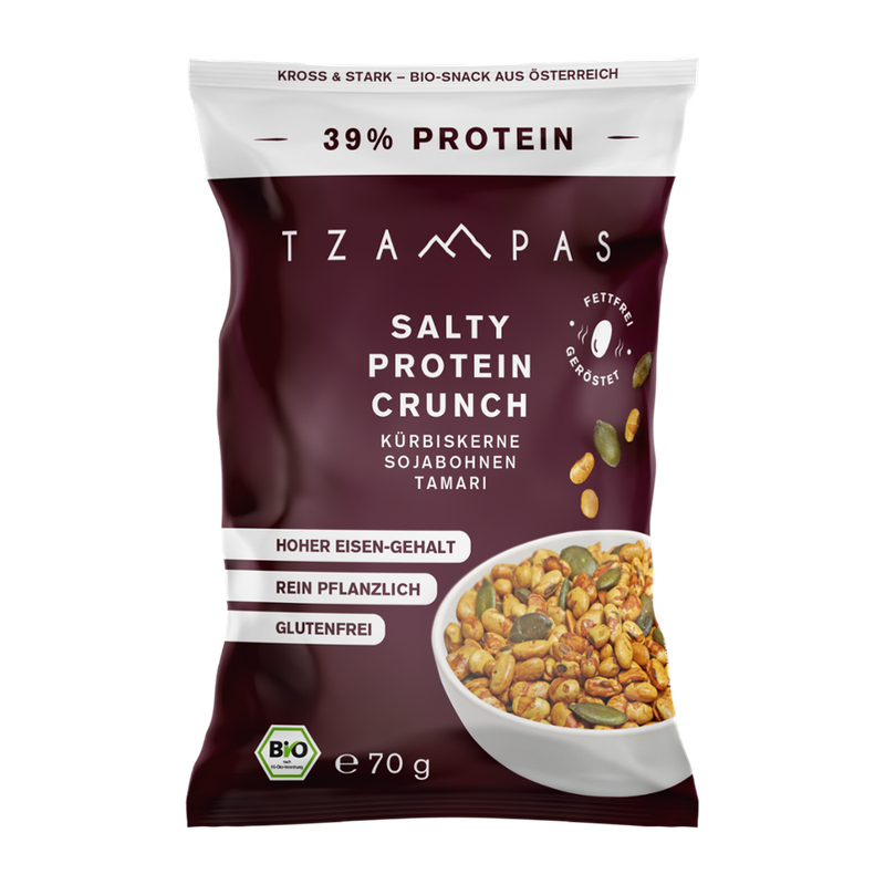 TZAMPAS TZAMPAS Salty Protein Crunch - Tamari 70g - Produktbild