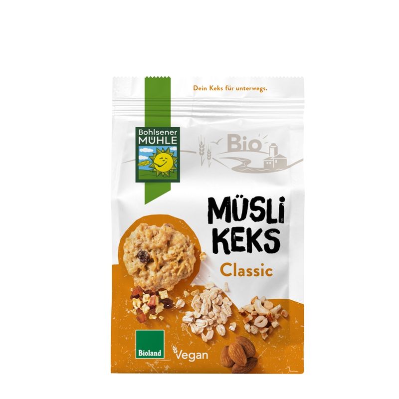 Bohlsener Mühle Bio Müsli Keks Classic Bioland - Produktbild