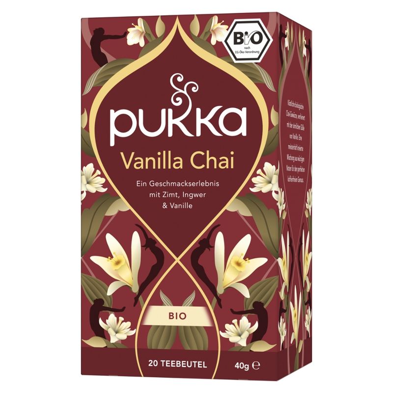 Pukka Pukka Bio-Gewürztee Vanilla Chai, 20 Teebeutel - Produktbild