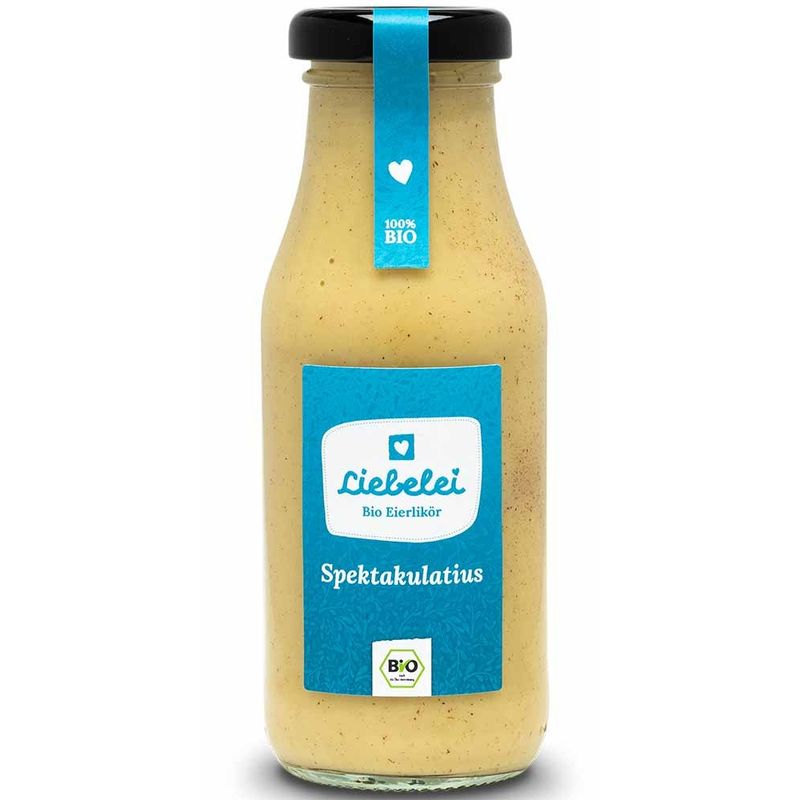 Liebelei Liköre  Liebelei Bio Eierlikör Spektakulatius - 0,2 L - Produktbild