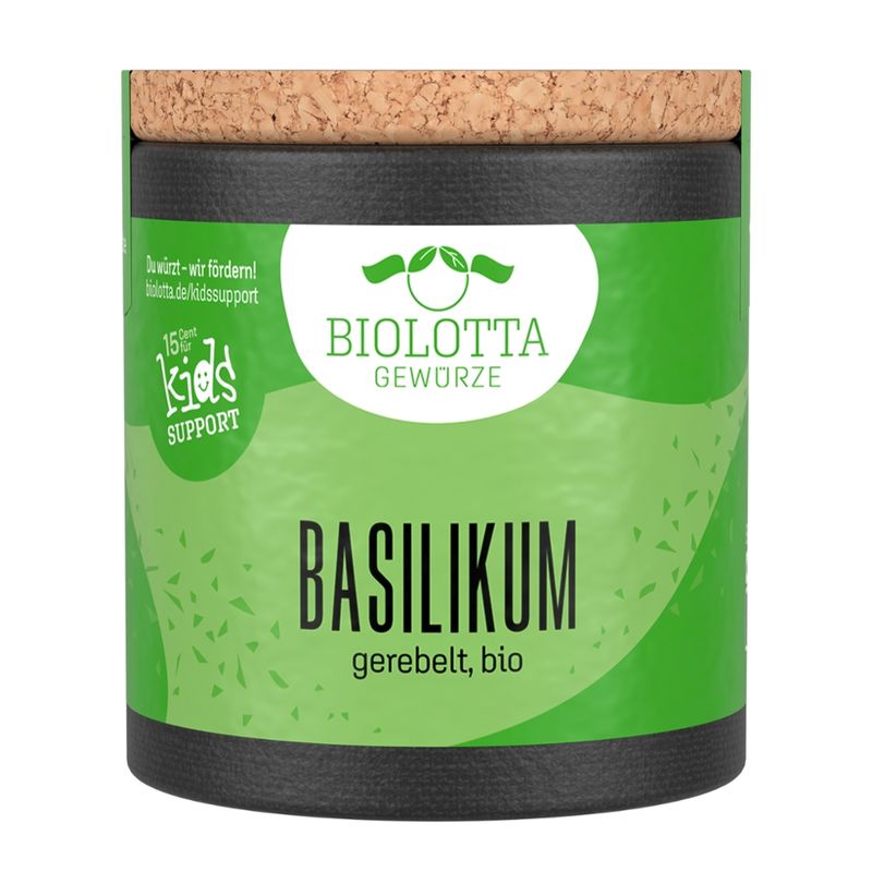 Biolotta Biolotta Korkdose Basilikum gerebelt, bio - Produktbild