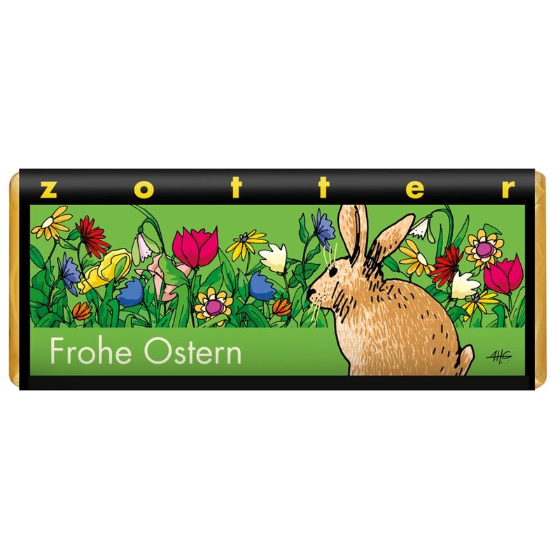 Zotter Schokolade "Frohe Ostern" - Butterkaramell - Produktbild