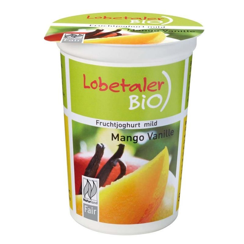 Lobetaler Bio Bio-Joghurt Mango-Vanille - Produktbild