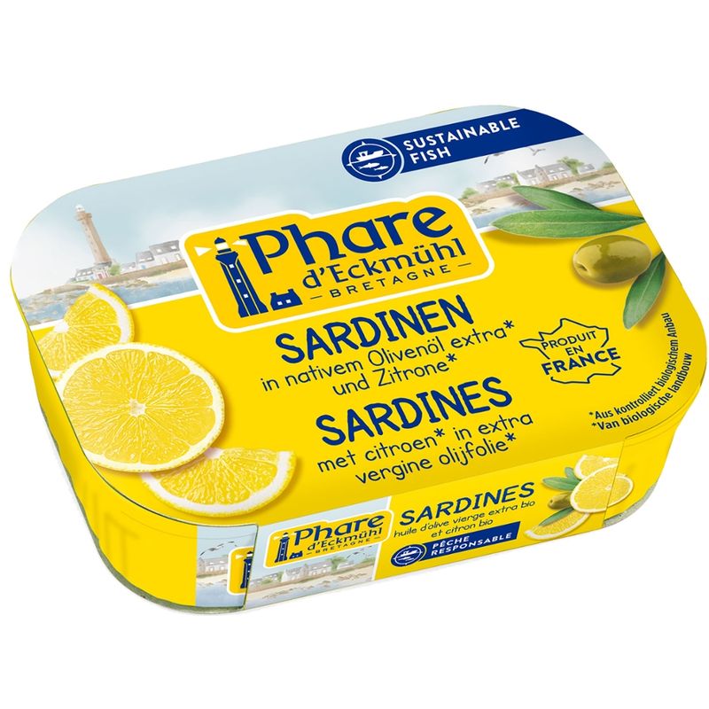 Phare d´Eckmühl Sardinen mit Olivenöl und Zitrone - Produktbild