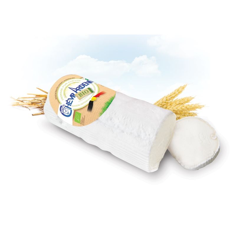CHEVRARDENNES BIO Gereifter Bio-Ziegenkäserolle - 1 kg - (Bûche Chèvrardennes bio affinée 1 kg) - Produktbild