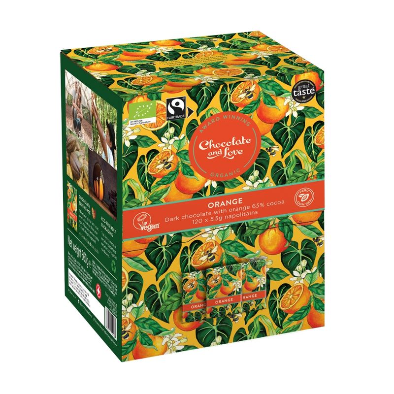 Chocolate and Love Limited ORANGE DISPENSER BOX - Produktbild