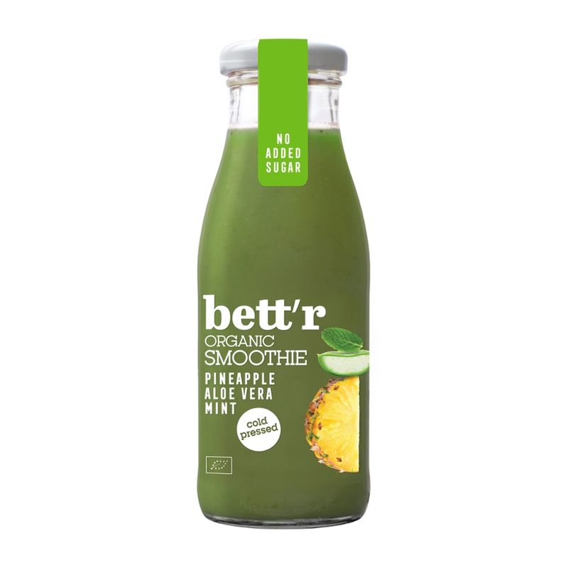 Bett'r Bett'r Smoothie pineapple, aloe and mint - Produktbild