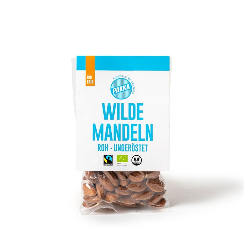 Pakka Mandeln Nature, Bio & Fairtrade, 100g - Produktbild