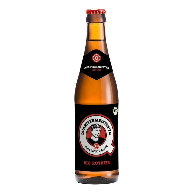 Quartiermeister*in - Zum Wohle Aller Quartiermeister Nord - Bio-Rotbier 0,33l - Produktbild